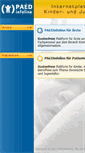 Mobile Screenshot of paedinfoline.de