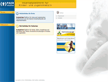 Tablet Screenshot of paedinfoline.de